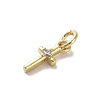 Brass Charms KK-H493-01G-07-2