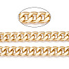 Aluminum Faceted Curb Chains CHA-N003-18KCG-2