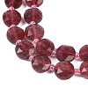 Natural Strawberry Quartz Beads Strands G-C116-A42-01-3