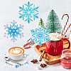 DIY Diamond Painting Christmas Snowflake Coaster Kits WG22379-01-3