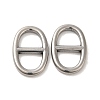 304 Stainless Steel Buckle Clasps STAS-O006-01B-P-1