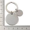 Teacher's Day Gift 201 Stainless Steel Word Thank You Keychains KEYC-E040-05P-03-3