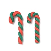 Christmas Candy Cane Handmade Polymer Clay Beads CLAY-P005-03A-03-1