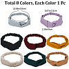 Gorgecraft 8Pcs 8 Colors Cloth Headband OHAR-GF0001-30-2