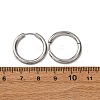 304 Stainless Steel Hoop Earrings EJEW-D331-09P-3