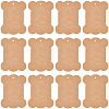 Bone Shape Kraft Paper Card AJEW-WH20816-095-7