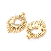 Valentine's Day Brass Micro Pave Clear Cubic Zirconia Pendants KK-A304-24C-G-3