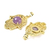 Natural Amethyst Pendants G-F786-07G-28-2