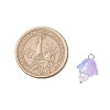 Mushroom Transparent Glass Pendants PALLOY-JF03654-02-2