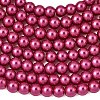 Eco-Friendly Dyed Glass Pearl Round Beads Strands HY-A008-6mm-RB058-2