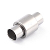 Tarnish Resistant 304 Stainless Steel Magnetic Clasps with Glue-in Ends LS-STAS-F276-04P-2