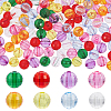 800Pcs 8 Colors Transparent Acrylic Beads TACR-GO0001-03-1