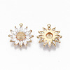 Brass Micro Pave Cubic Zirconia Pendants LS-KK-S359-008-RS-2