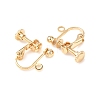 316 Surgical Stainless Steel Clip-on Earring Findings STAS-H240-45G-2