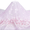 2M Polyester Snowflake Mesh Fabrics DIY-WH0622-388B-1