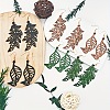 Hollow Iron Wood Dangle Earrings for Women WG4C2E1-01-5