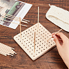 BENECREAT Wood Crochet Blocking Board DIY-BC0006-36-3