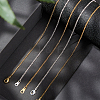Brass Chain Necklace Making NJEW-FH0001-02-4