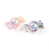 Gradient Color Transparent Acrylic Beads OACR-I015-55-2