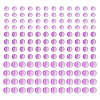 300Pcs Frosted Transparent Glass Beads GLAA-TA0002-78A-3