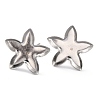 Non-Tarnish 304 Stainless Steel Stud Earring Settings STAS-J032-22-5