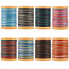 8 Rolls 8 Colors 12-Ply Polyester Thread Cord DIY-SP0003-80B-1