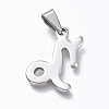 Non-Tarnish 304 Stainless Steel Pendants STAS-L210-06I-P-01-2