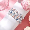 3Pcs Adjustable Natural Gemstone Braided Bracelet Sets for Women BJEW-JB10999-4