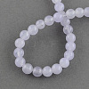 Natural Jade Bead Strands G-R165-8mm-16-2