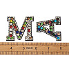 Cloth Iron On Alphabet Patches X-FIND-TAC0002-03-8