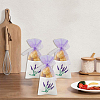 25Pcs Printed Cotton Organza Dried Flower Storage Drawstring Bags with Ribbon ABAG-SP0001-56B-6