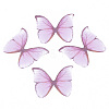 Two Tone Polyester Fabric Wings Crafts Decoration LS-FIND-S322-012C-05-1