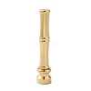 Golden Tone Brass Wax Seal Stamp Head with Bamboo Stick Shaped Handle STAM-K001-05G-U-3