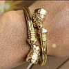 Brass Cuff Bangles for Women FS-WG1B78B-01-3