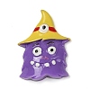 Ghost with Witch Hat Halloween Opaque Resin Decoden Cabochons RESI-R446-02F-1