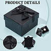 Bowknot Cardboard Jewelry Watch Storage Boxes CON-WH0099-11-5