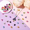 60Pcs 10 Colors Alloy Tube Bails FIND-CJ0003-37-6