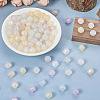 350Pcs 7 Colors Translucent Acrylic Beads TACR-TA0001-17-4