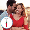 1Pc 925 Sterling Silver Enamel Italian Horn  European Dangle Charm STER-PH0005-16-5