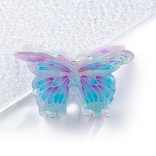 Butterfly PVC Plastic Claw Hair Clips PW-WG74802-01