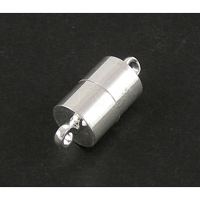 Brass Magnetic Clasps with Loops X-MC027-S-1