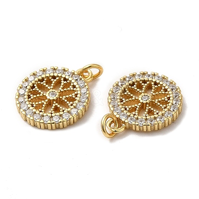 925 Sterling Silver Micro Pave Cubic Zirconia Charms STER-I010-10G-1