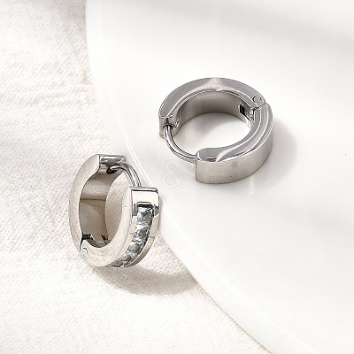 304 Stainless Steel Hoop Earrings EJEW-L302-02P-03-1