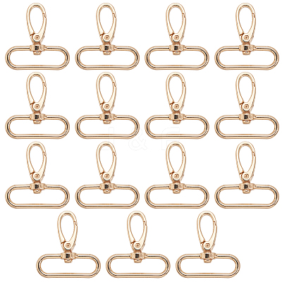 15Pcs Alloy Swivel Clasps FIND-GF0008-19LG-1