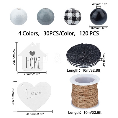 122Pcs Tri-ply Wood Pendants WOOD-FH0001-72-1