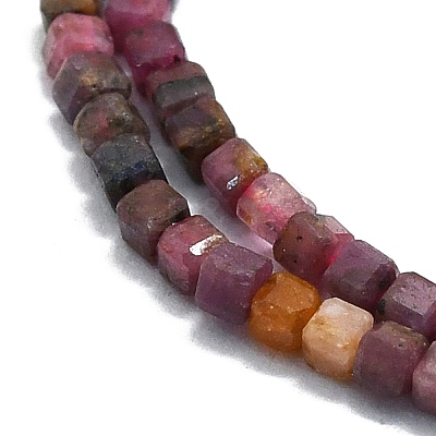 Natural Ruby Beads Strands G-P457-B01-36-1