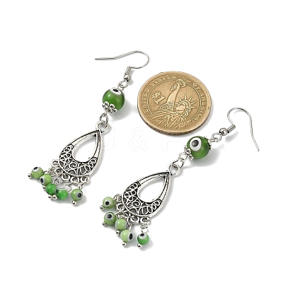 Alloy Teardrop Chandelier Earrings EJEW-JE05382-1