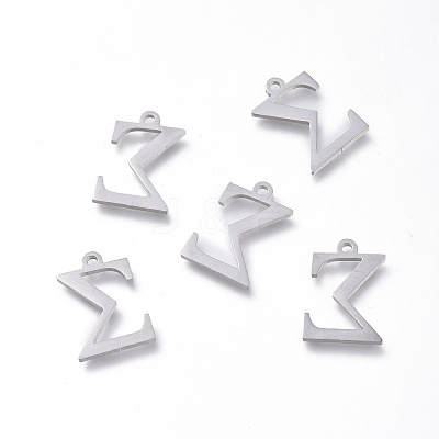 Tarnish Resistant 304 Stainless Steel Charms STAS-K215-21P-1