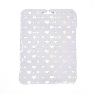Rectangle Laser Plastic Yin-yang Zip Top Gift Bags X1-OPP-E004-01B-C02-1