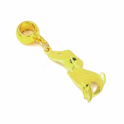 Brass European Dangle Charms PALLOY-JF04547-1